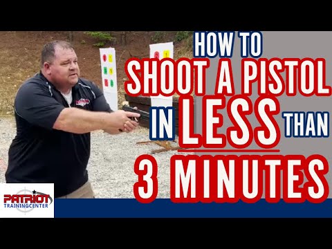 How to shoot a pistol in less than 3 minutes