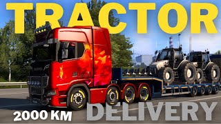 Euro Truck Simulator 2 |  2 Tractors ki delivery | 2000 KM