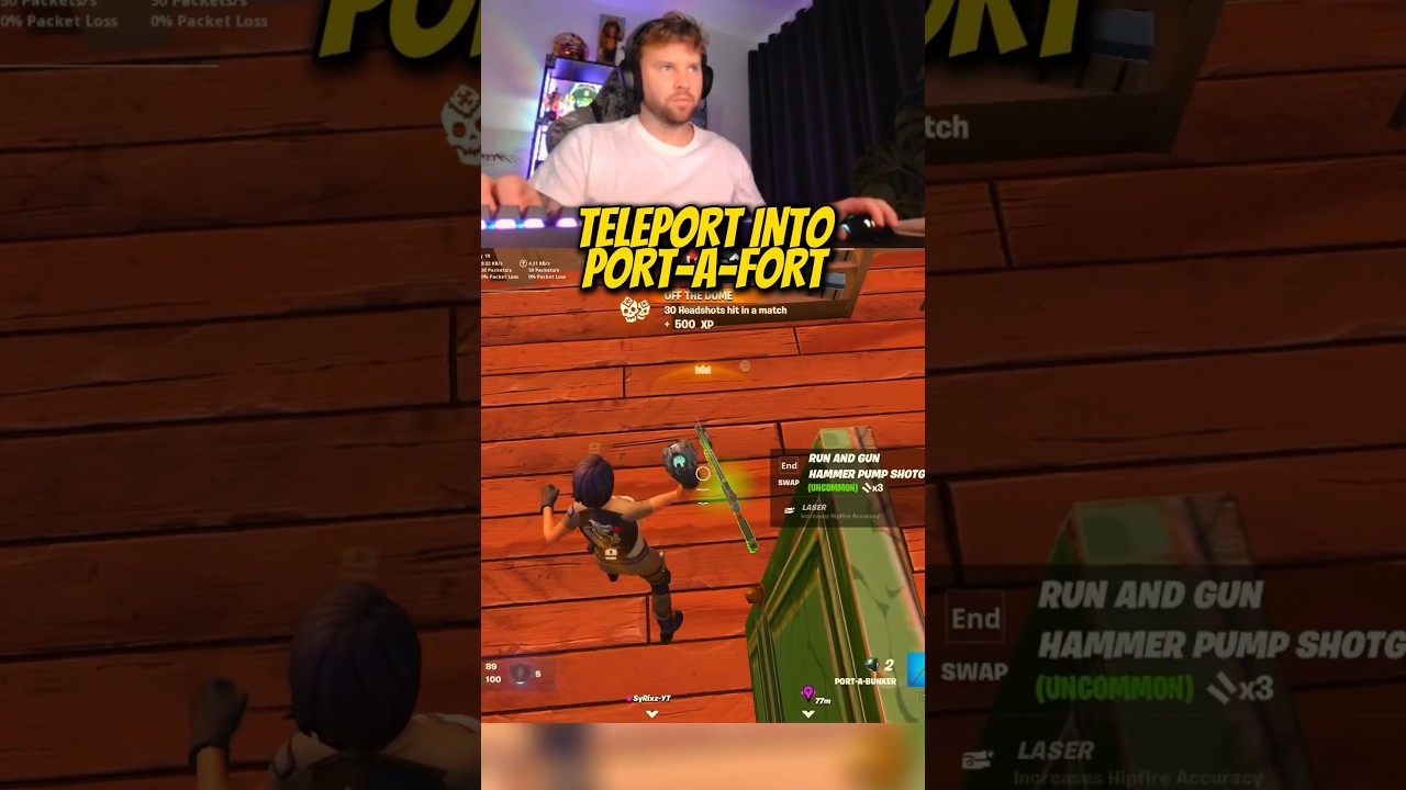 TELEPORT INTO MY PORT A FORT 