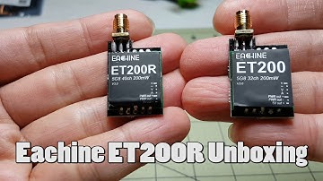 Eachine ET200R Raceband vTX Unboxing (from Banggood)