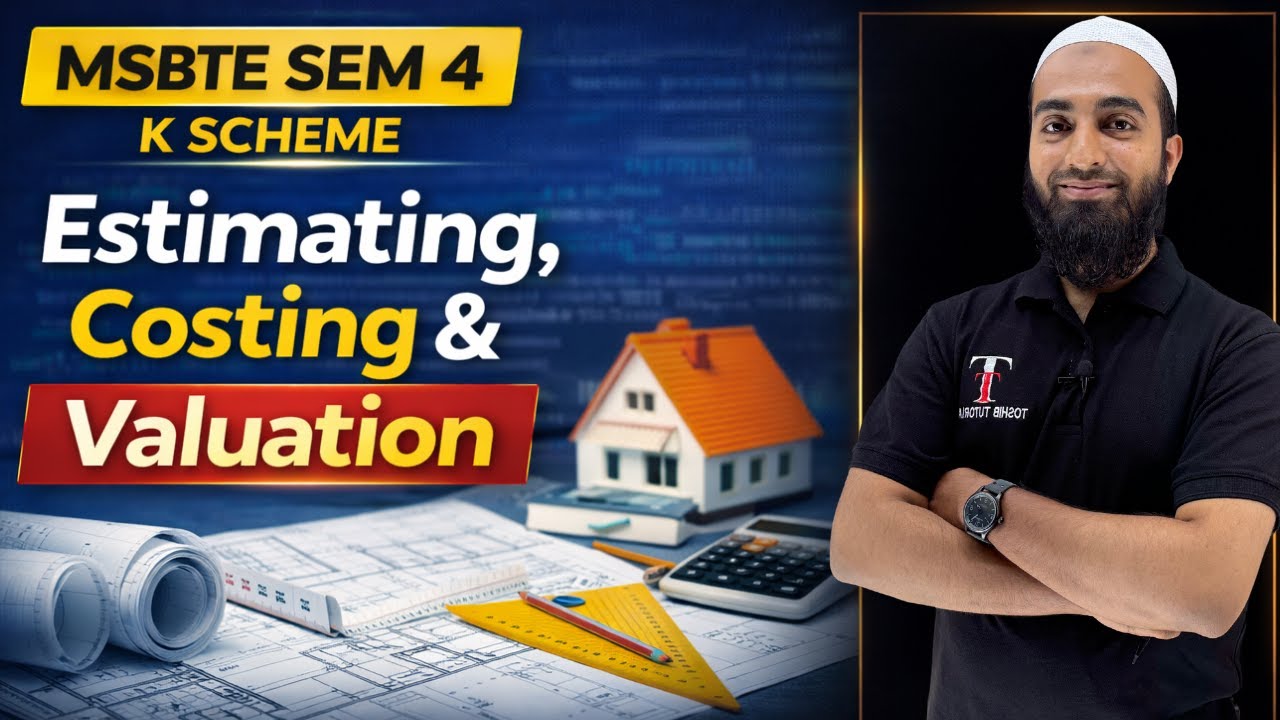 Introduction to Estimating, Costing & Valuation Diploma 4th Sem I ECV I K Scheme I Danish Sir