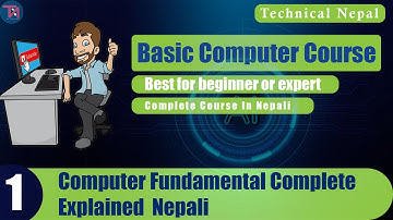Computer Fundamental complete course | Basic computer course part 2 | In Nepali | Technical Nepal