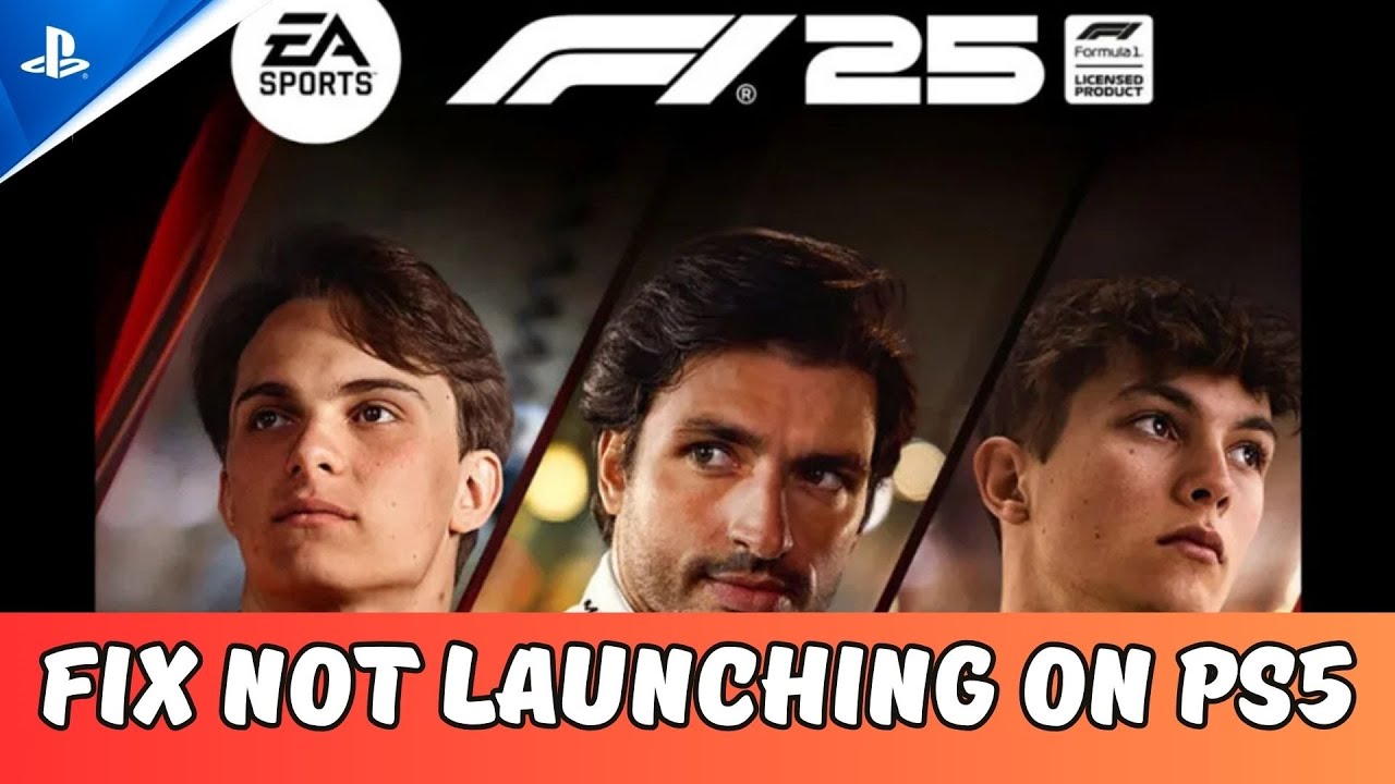 How To Fix F1 25 Not Launching/Won't Launch Error On PS5 | 