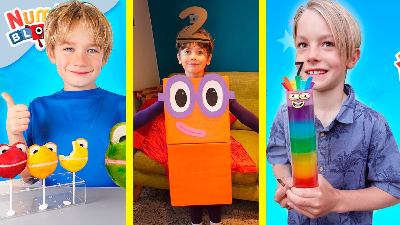 Get Arty and Crafty! | Counting Makes and Bakes for Kids | @Numberblocks