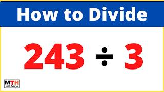 243 divided by 3 (243÷3) | Long Division