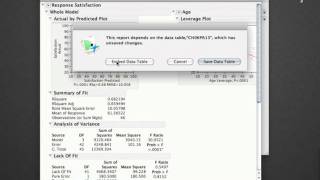 JMP Basics - Saving Reports