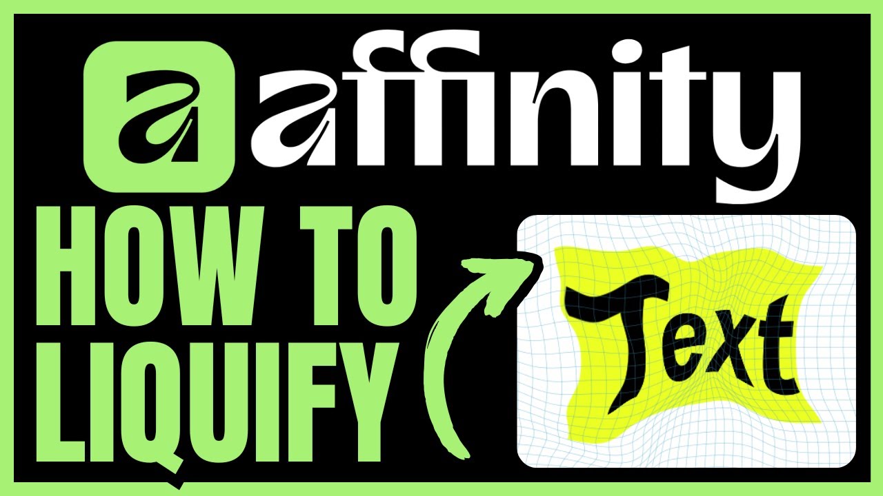 How To LIQUIFY In Affinity Designer (QUICK & EASY) 2026