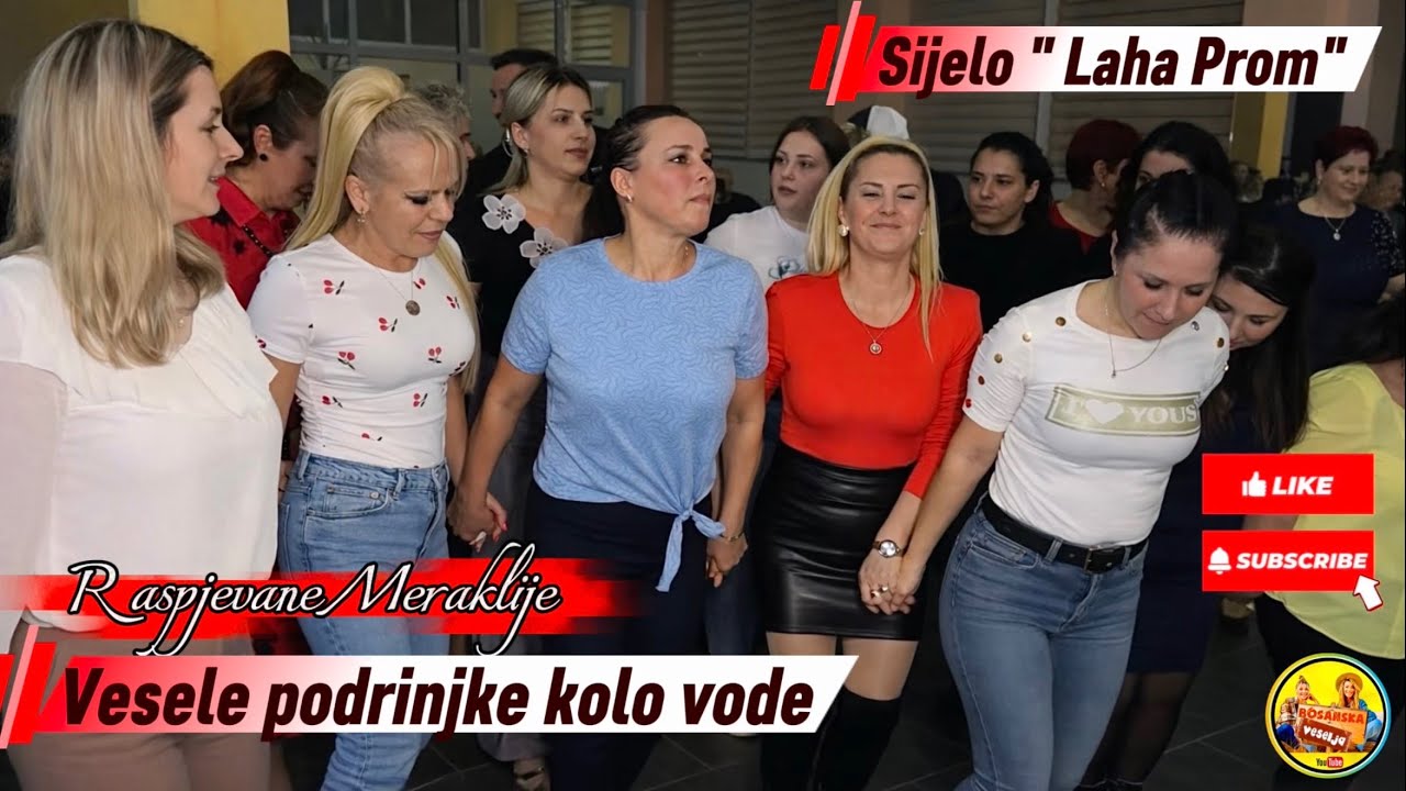 Lijepe podrinjke kolo vode💃Bosansko sijelo 