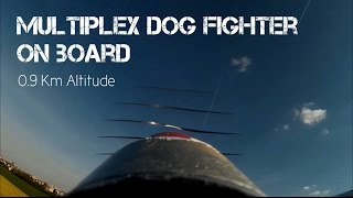 Multiplex Dogfighter rr 1 Km altitude! On board HD