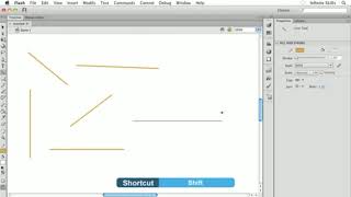 How to use Line tool on Adobe Flash.
