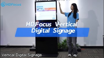 HDFocus Vertical Signage: 10-Touch, Instant Response & Multi-Zone Magic for Modern Retail!
