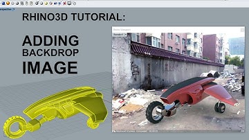 Rhino 3D Tutorial: Adding a background image for rendering