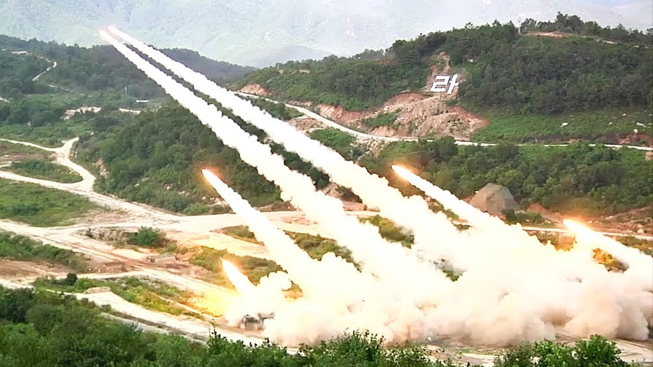 South Korea Show Of Force Super Intense Live-fire Exercise