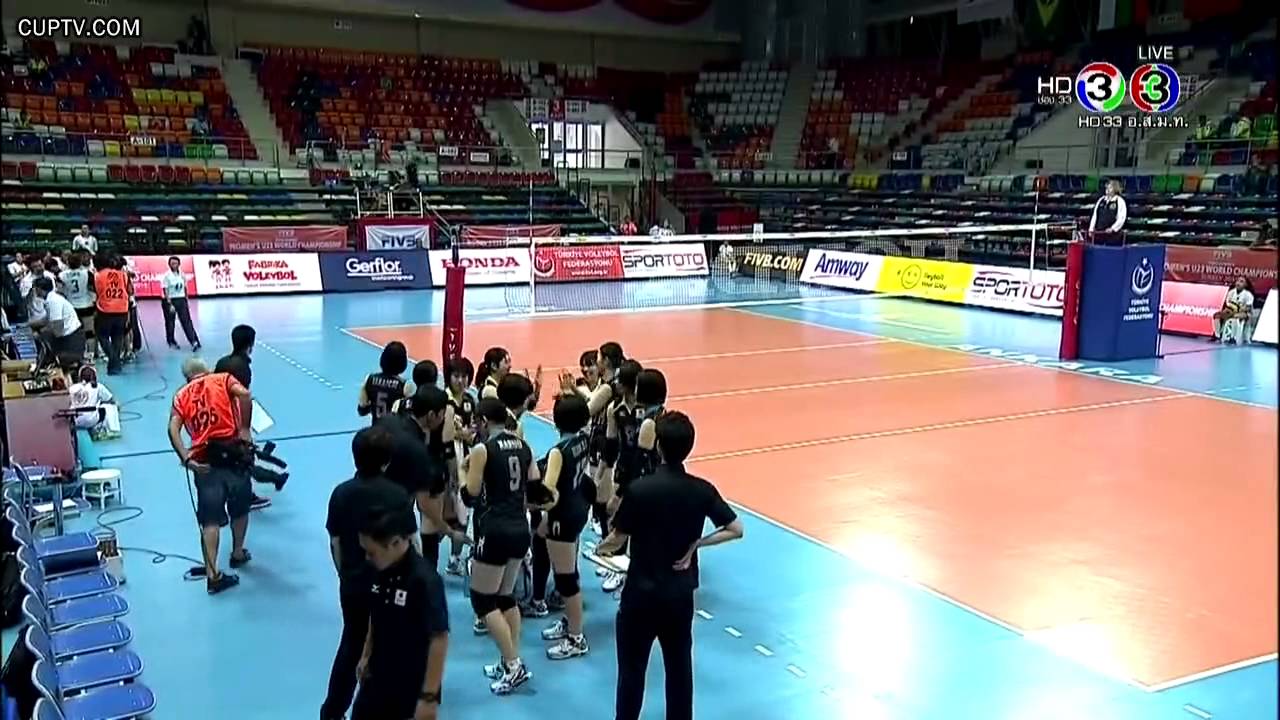 HD วอลเลย์บอล U23 ชิงแชมป์โลก 2015 14 สิงหาคม 2558 ทีมชาติ ญี่ปุ่น VS ทีมชาติ ไทย CupTV