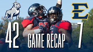 FB: ETSU VS. SAMFORD, HOMECOMING GAME RECAP