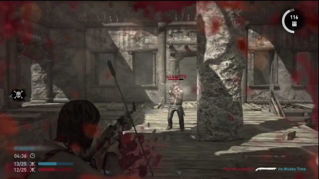 FPSFREAK.NET - Tomb Raider XBOX 360 Multiplayer Gameplay - Team Deathmatch - Monastery