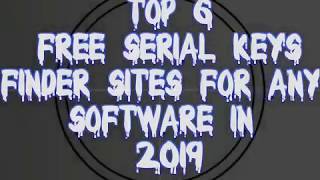 Top 6 Free Serial Keys Sites for Any Software video tips and trick screenshot 4