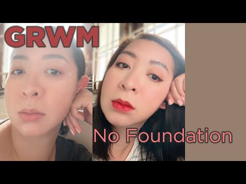 GRWM | Morning Skincare Routine & No Foundation Makeup