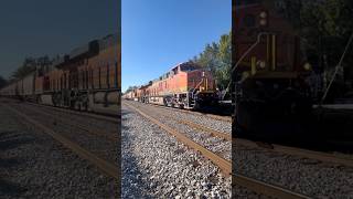 CSX G111-03 w/ BNSF Duo Drags Itself Into Brunswick Yard!