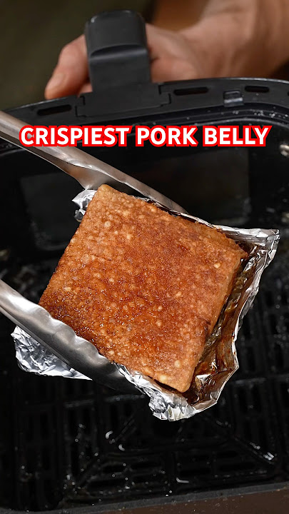 Air Fryer Crispy Pork Belly