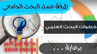 طريقة عمل البحث الجامعي من الالف للياء | بداية اون لاين