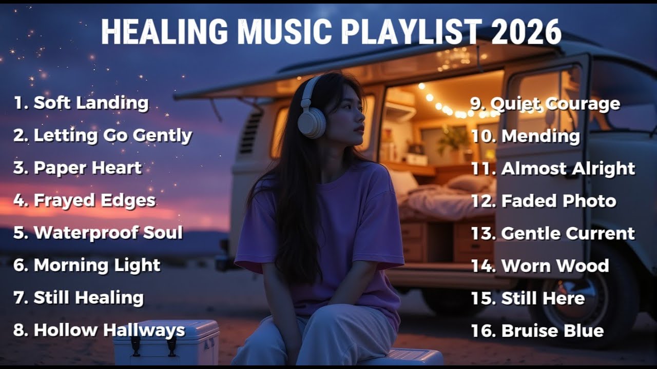 Healing Acoustic Mix 2026 🎧 "Soft Landing" & "Quiet Courage" - Soothing English Songs for Soul