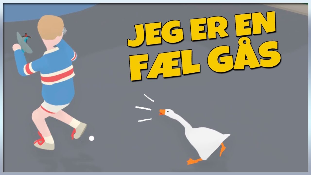 FARLIG GÅS BEDRIVER TYVERI OG TERRORISME || Untitled Goose Game, del 1 ...