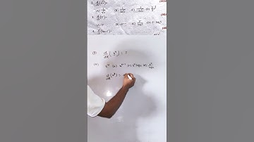 Differentiation Class 12th Maths vvi objective question 2026 #differentiation #shortsfeed #shorts