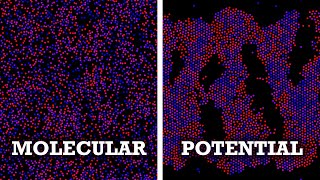 Watch a Single Type of Particle Dance: Lennard-Jones Molecular Potential
