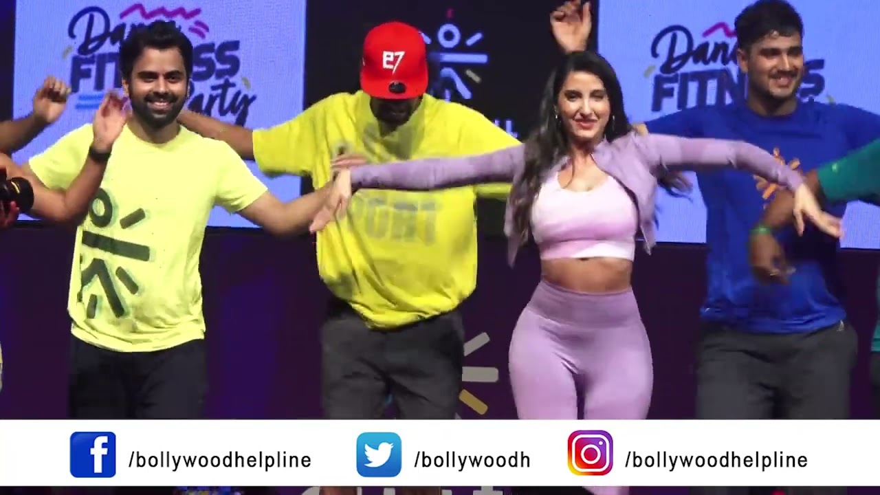 Nora Fatehi At Dance Fitness Party' By Cult Fit At Dublin Square Phoenix Market City Kurla
