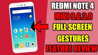 Redmi Note 4 MIUI 9.6.3.0 Global Stable Rom, Full Screen Gestures Feature | How To Enable screenshot 5