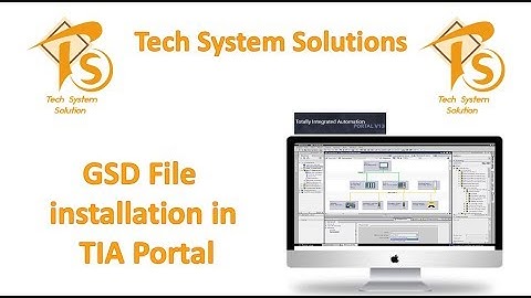 GSD file installation in TIA Portal l Siemens