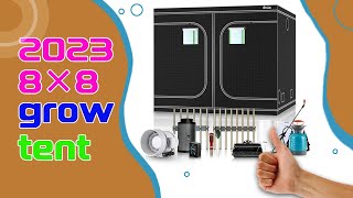 MYHIGROW | 8×8 Large Grow Tent Kit |  29 Growing Essentials