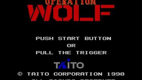 Sega Master System - Operation Wolf Intro