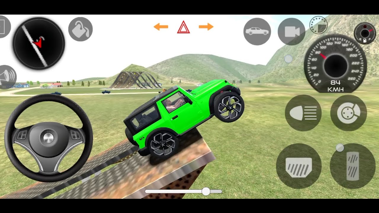 Dollar Song Long Jump Cars Driving 3d Modified Mahindra Thar Indian Cars Simulator 3D Android Games