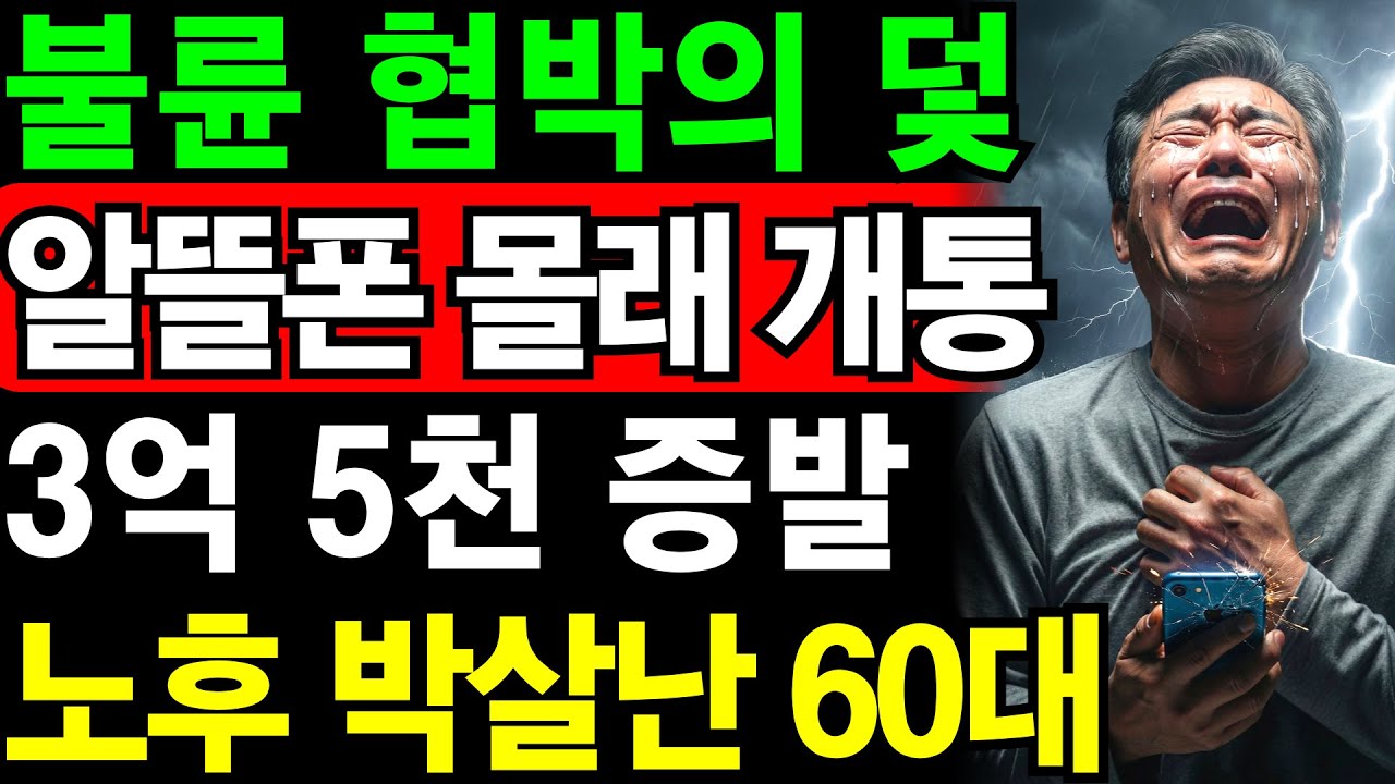 불륜 녹음 파일인 줄 알았는데... '알뜰폰' 개통의 소름 돋는 덫 (3.5억 증발) | 노후건강 | 노후자금 | 노후사연 | 오디오북 | 퇴직금 | 깨달음의노후