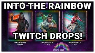 DEAD BY DAYLIGHT INTO THE RAINBOW 2026 TWITCH DROPS & BADGE! BANNERS & REWARD CODES!