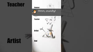 Daddy can handle it. How to draw Bill Cipher like Dad vs Artist