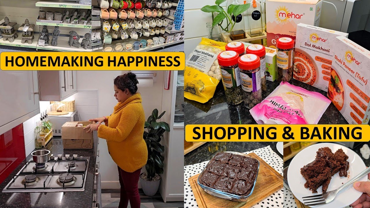 A Homemaker's Life | Random Days Vlog - Desi Goodies, B&M Shopping & Cooking 5 mins Chocolate Cake