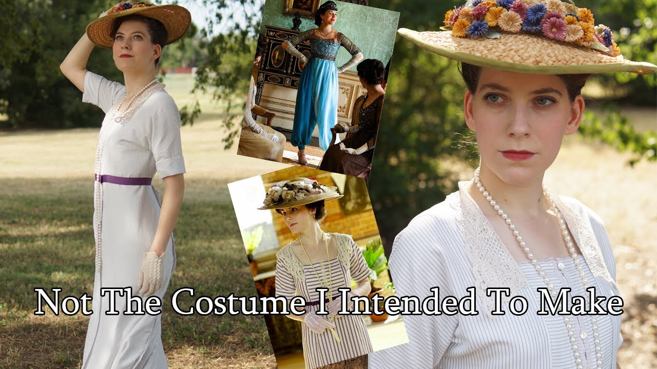 Attempting to Make the Downton Abbey Costume Out of Thrifted Fabric