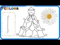 Princess Dress  Drawing and Coloring  / Akn Kids House