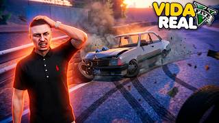 GTA V - VIDA REAL | BATI MEU CHEVETTE FAZENDO DRIFT. #153