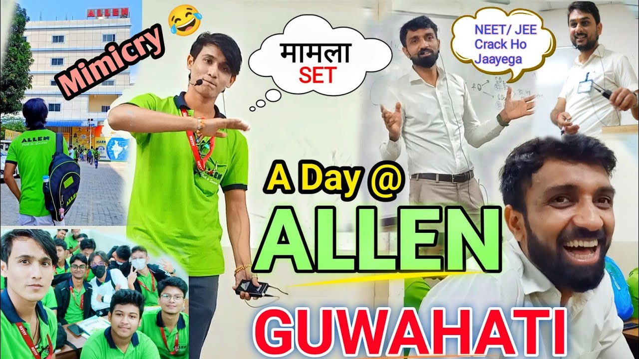 ALLEN Guwahati 😍 Kota Teacher's mimicry 😂| Nijoy's Contents 