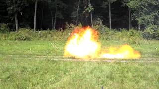 Propane explosion-Mosin Nagant