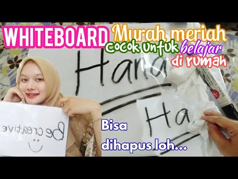 Review Papan Tulis Stiker Tempel Dinding Beli di Shopee. 