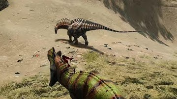 Path of Titans Apex Killers Cera vs Amarg