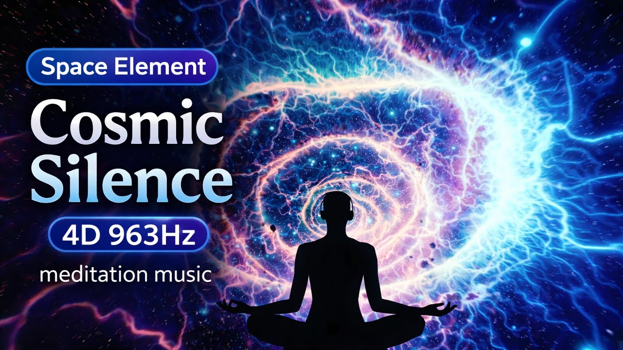 963Hz God Frequency: Space Element (Akasha) | 4D Cosmic Vibration | Crown Chakra Activation