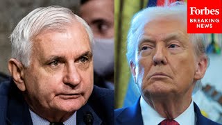 Jack Reed Blasts Trump's 'Absurd' Claim That Venezuela Attack Was Not A Military Action