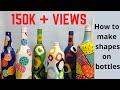 DIY 3 easy bottle decor ideas| bottle art for beginners| easy bottle painting| ANG Creations