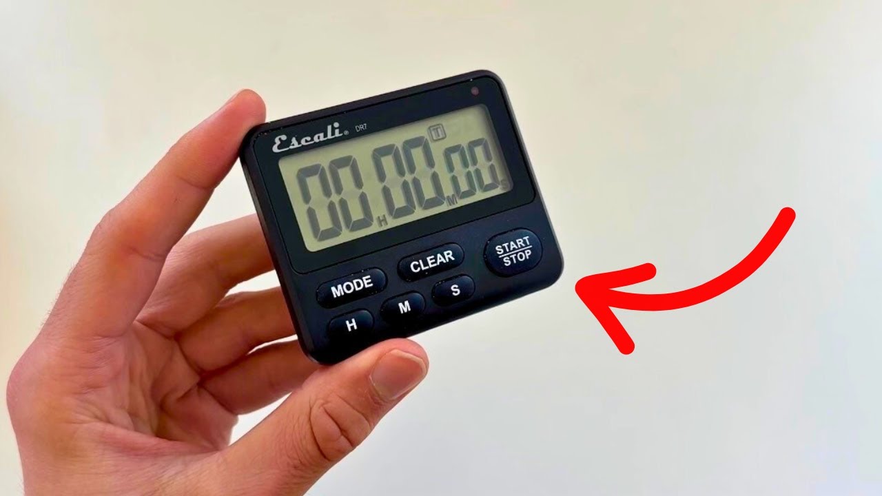 Обзор цифрового кухонного таймера Escali Extra Loud Display!